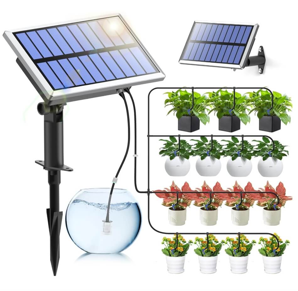 RainPoint Solar Automatic Drip Irrigation Kit System