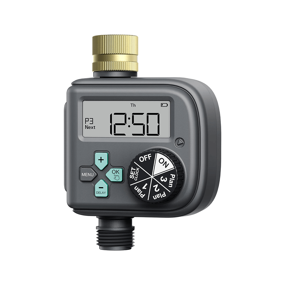 RainPoint Waterproof Hose Timer Brass Inlet,1 Outlet