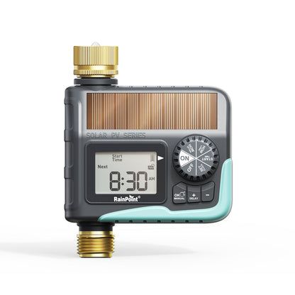 RainPoint 1-Zone Outdoor Solar Water Timer