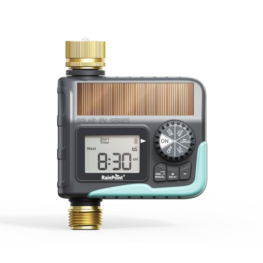 RainPoint 1-Zone Outdoor Solar Water Timer