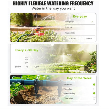 RainPoint Bluetooth Sprinkler Timer 2 Outlet Hose-Timer Only, (Not Hub)