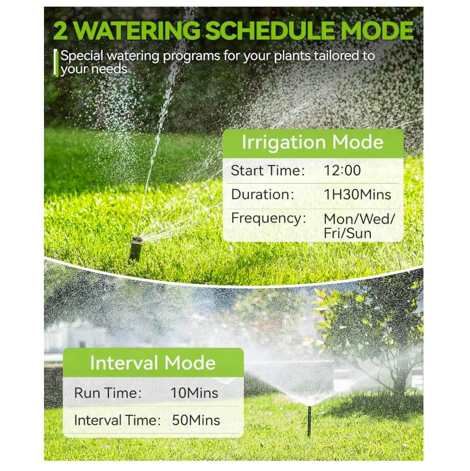RainPoint with Brass Inlet Bluetooth Water Timer for Garden Hose(Not Hub)