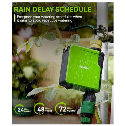 RainPoint with Brass Inlet Bluetooth Water Timer for Garden Hose(Not Hub)