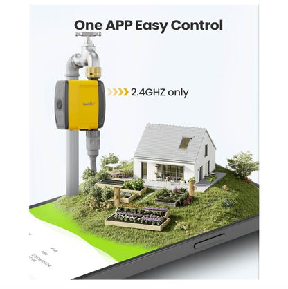 RainPoint WiFi Water Timer, Smart Sprinkler Timer, Brass Inlet