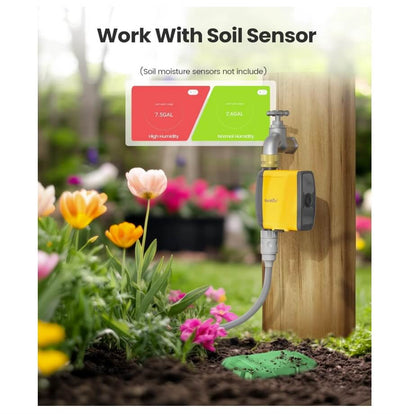 RainPoint WiFi Water Timer, Smart Sprinkler Timer, Brass Inlet