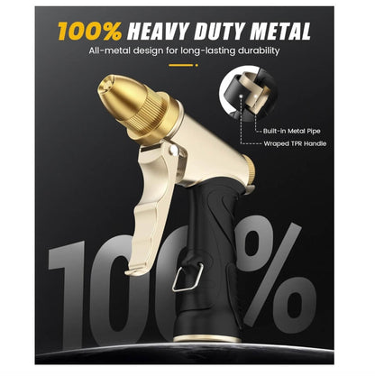 RainPoint Garden Hose Nozzle, Upgraded Heavy Duty Metal Spray Nozzle