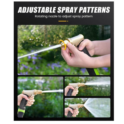 RainPoint Garden Hose Nozzle, Upgraded Heavy Duty Metal Spray Nozzle