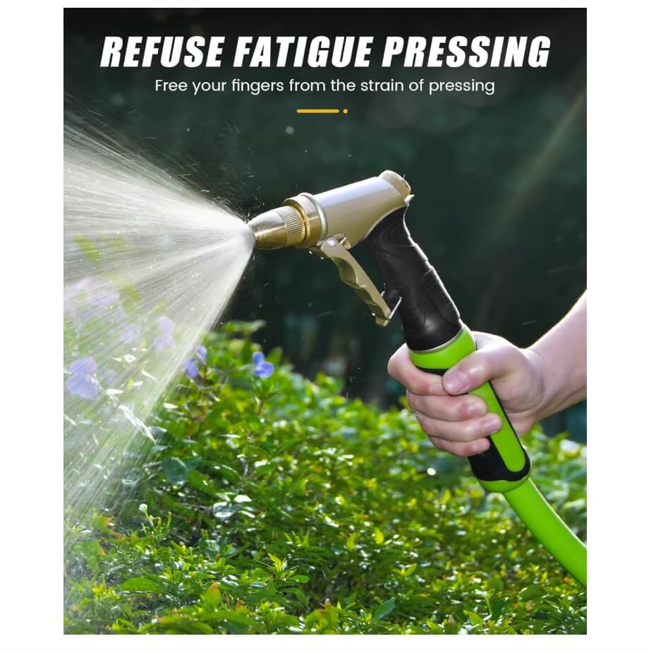 RainPoint Garden Hose Nozzle, Upgraded Heavy Duty Metal Spray Nozzle