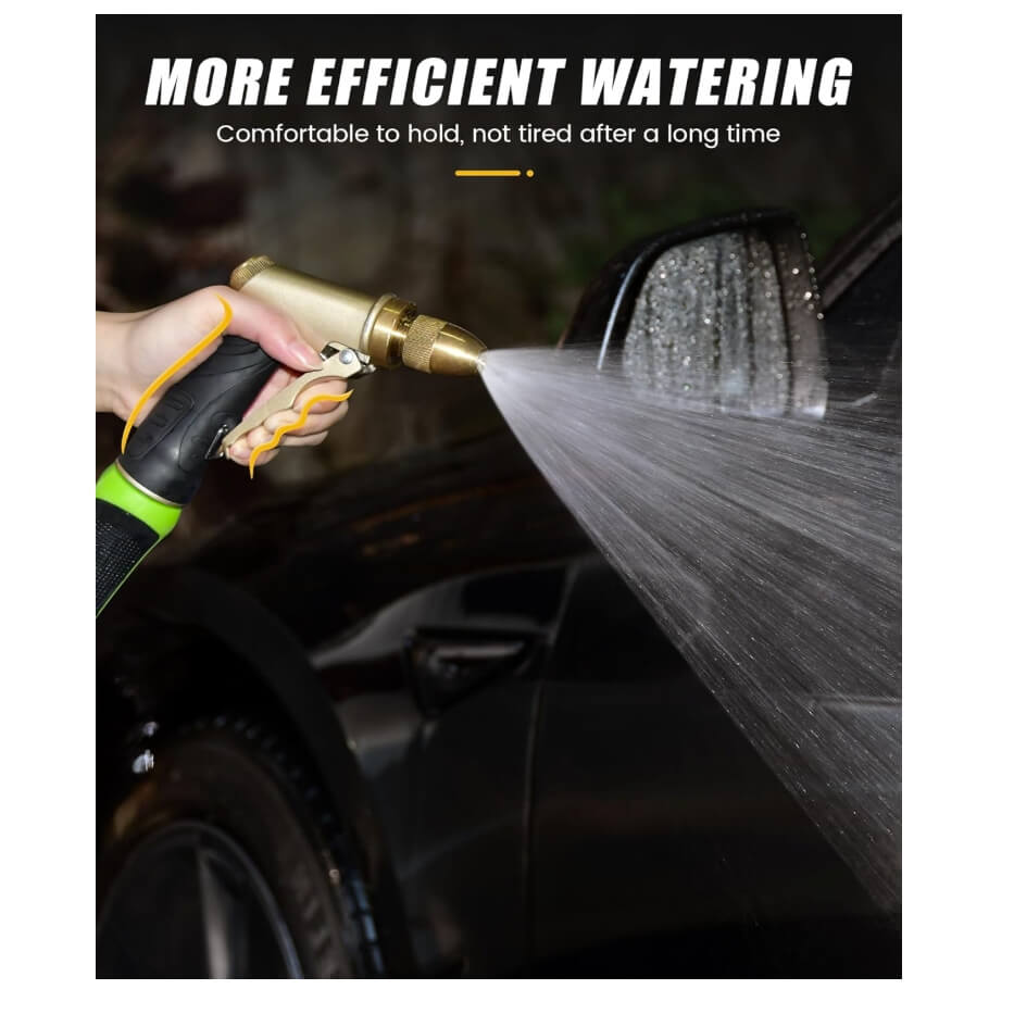 RainPoint Garden Hose Nozzle, Upgraded Heavy Duty Metal Spray Nozzle