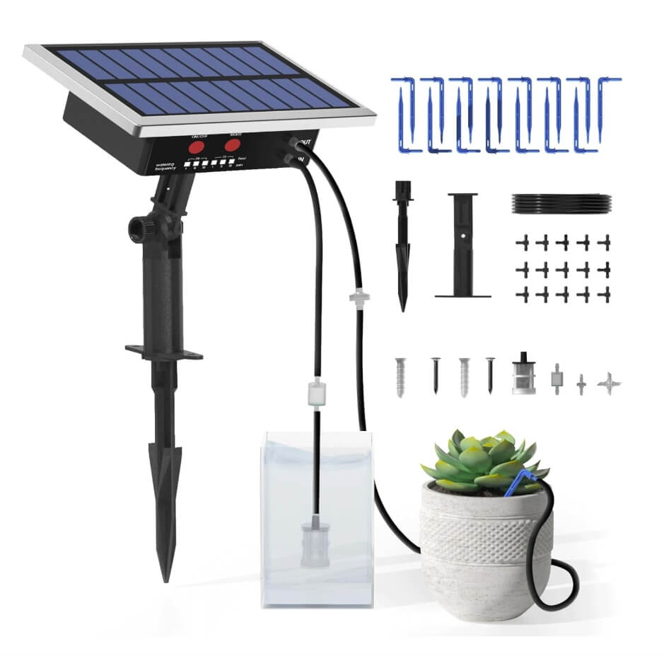 RainPoint Solar Automatic Drip Irrigation Kit System
