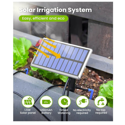 RainPoint Solar Automatic Drip Irrigation Kit System