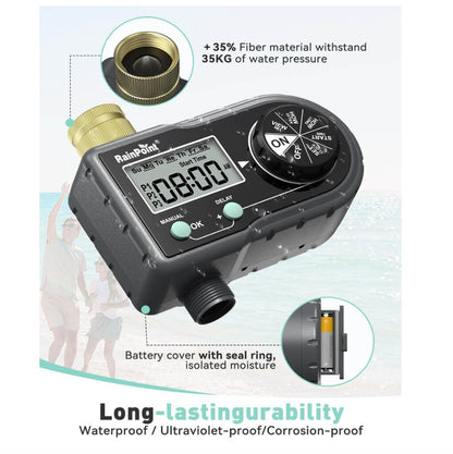RainPoint Sprinkler Timer with Brass Inlet