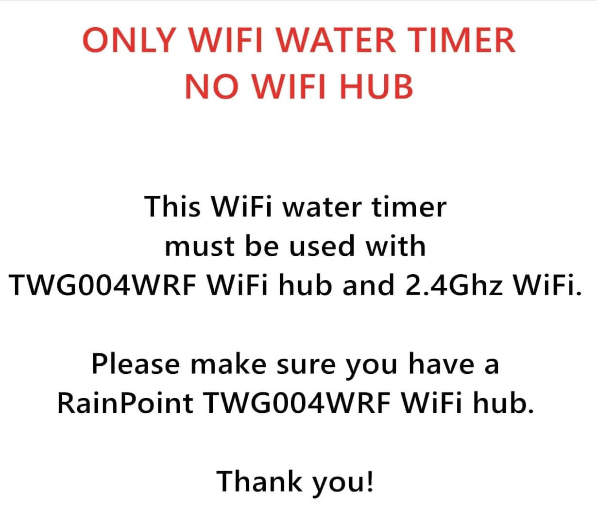 RainPoint WiFi Water Timer, Brass Inlet & Outlet(No WiFi Hub)