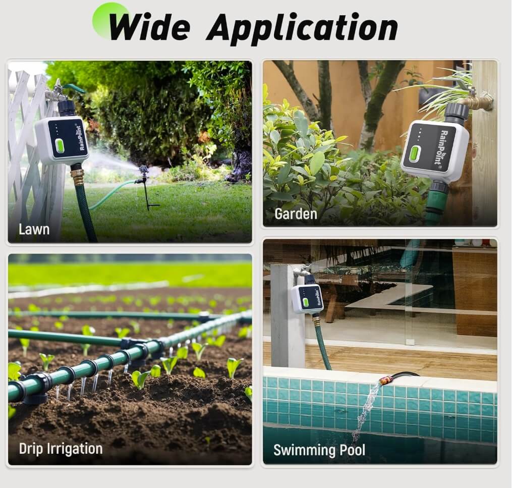 RainPoint Smart Garden Watering System One-Zone Basic Package
