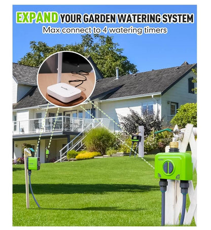 RainPoint WiFi Water Timer, Brass Inlet (No WiFi Gateway)