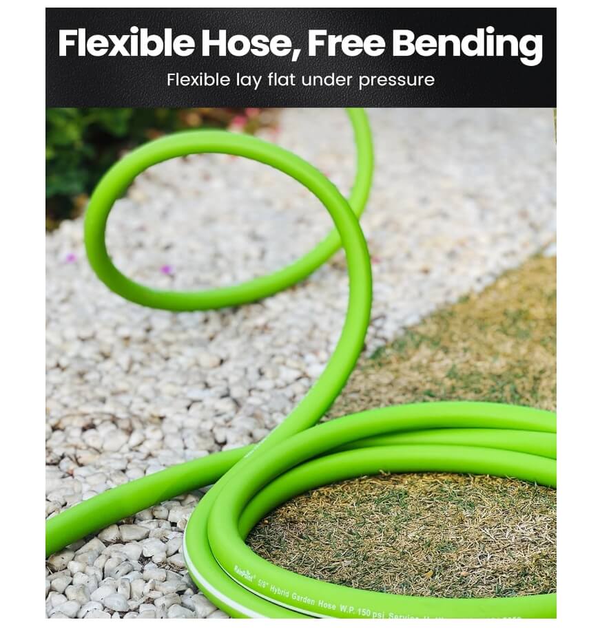 RAINPOINT Short Leader Garden Hose 5ft - Lightweight Water Hose