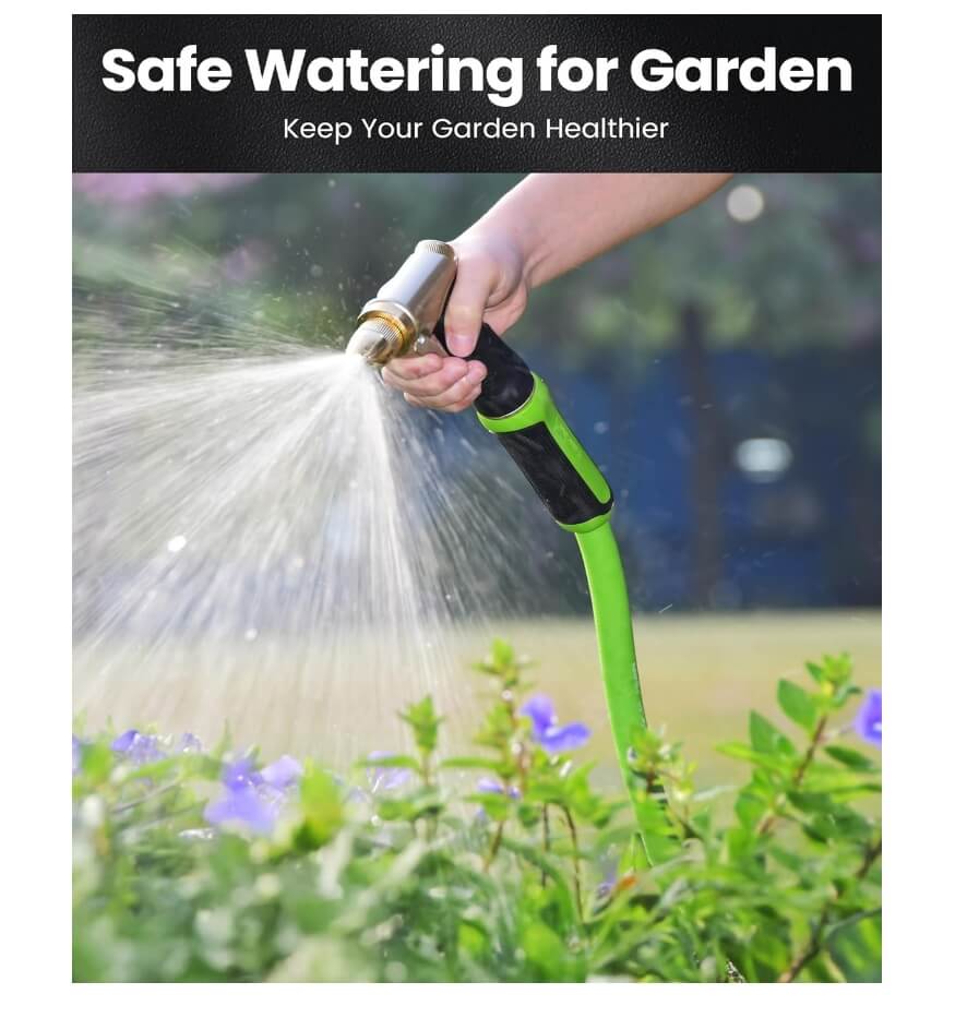RAINPOINT Garden Hose 50ft - Flexible Heavy Duty Water Hose