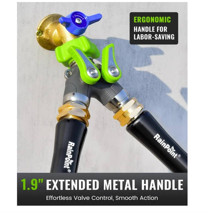 RAINPOINT Garden Hose Splitter(Green)