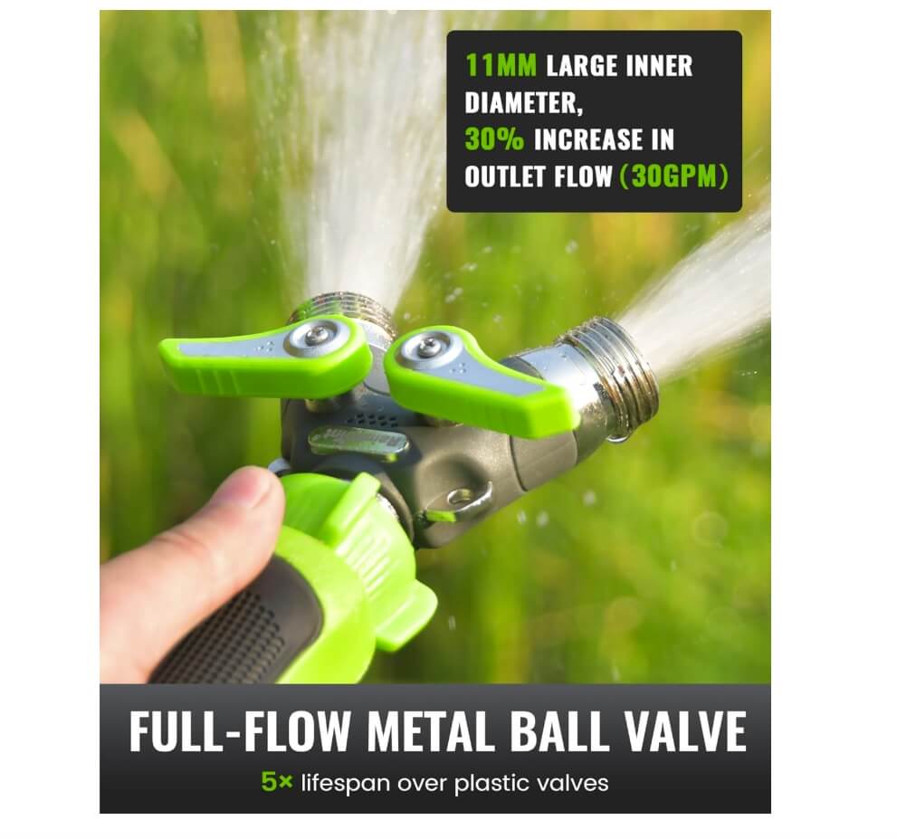 RAINPOINT Garden Hose Splitter(Green)