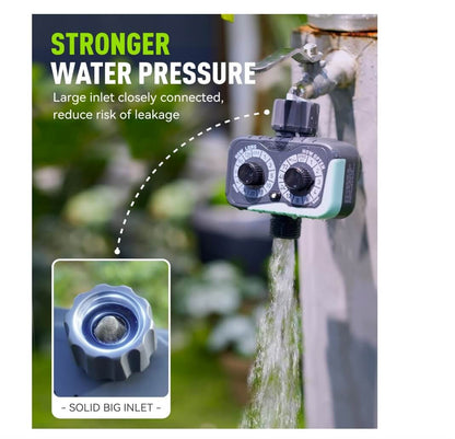 RAINPOINT 2 Dial Garden Hose Water Timer