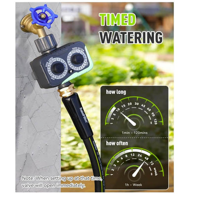 RAINPOINT 2 Dial Garden Hose Water Timer