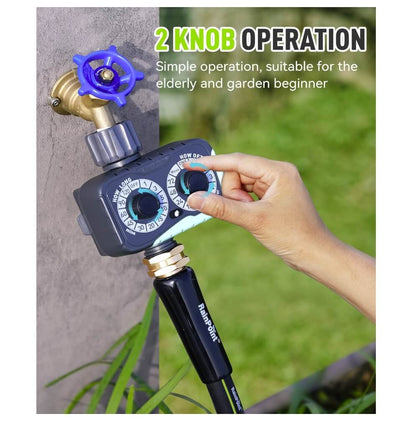 RAINPOINT 2 Dial Garden Hose Water Timer