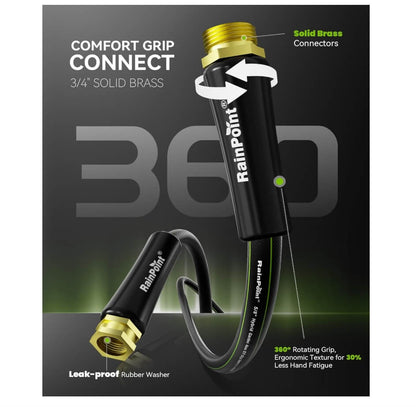 RAINPOINT Garden Hose 75ft x 5/8"