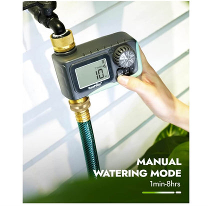 RainPoint Sprinkler Timer with Brass Inlet & Outlet