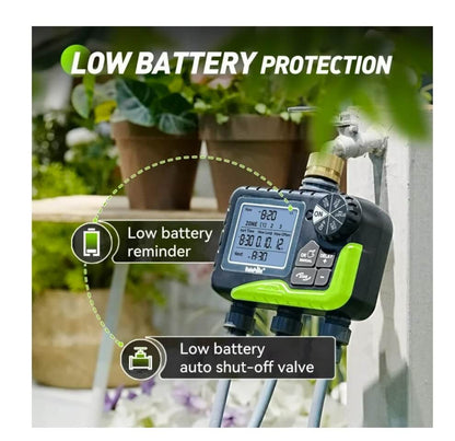 RainPoint 3 Zone Hose Timer with Brass Inlet