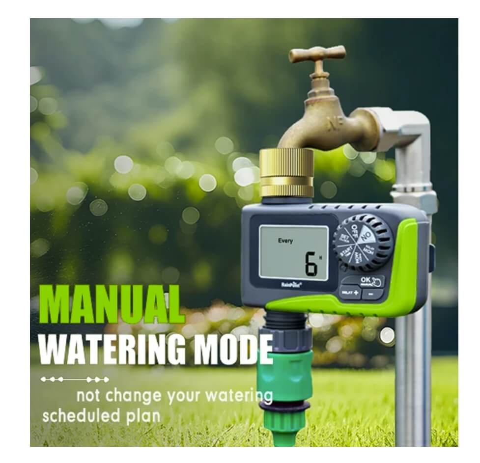 RainPoint Garden Hose Timer with Brass Inlet