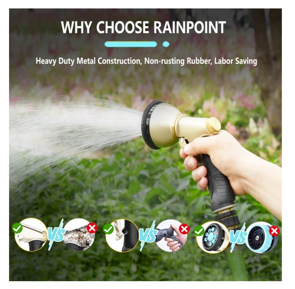 RainPoint Garden Hose Nozzle Sprayer,Blue