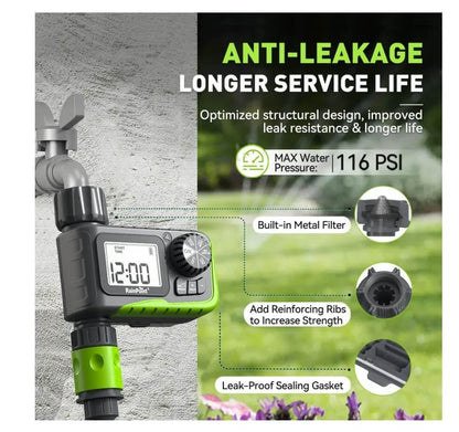 RainPoint 2 Pack Garden Sprinkler Timer Irrigation Lawn Watering Controller