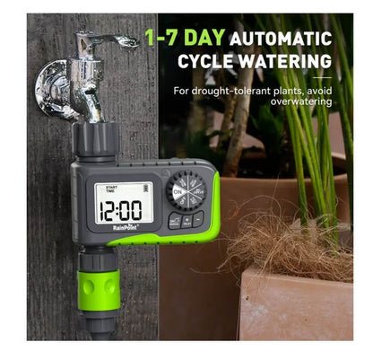 RainPoint 2 Pack Garden Sprinkler Timer Irrigation Lawn Watering Controller