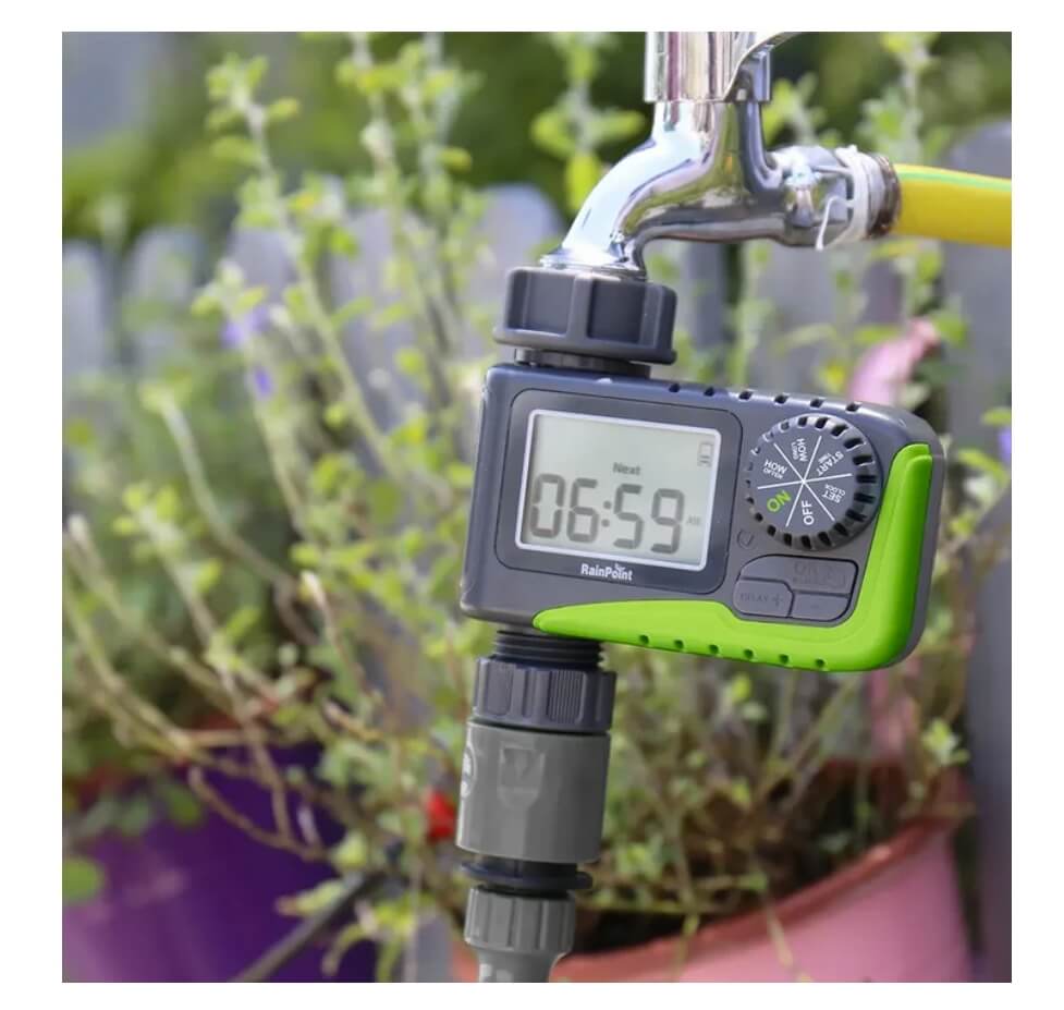 RainPoint 2 Pack Garden Sprinkler Timer Irrigation Lawn Watering Controller