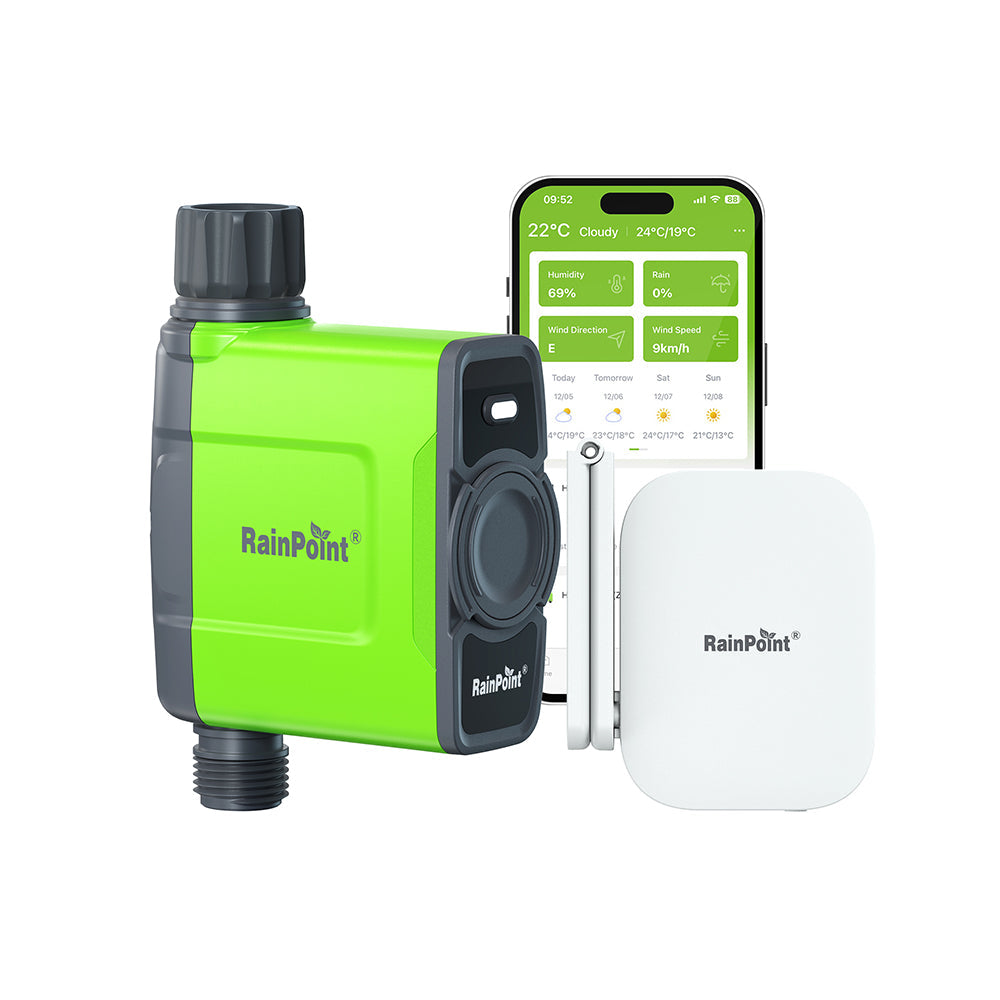 RainPoint Smart Garden Hose Faucet Timer with Hub