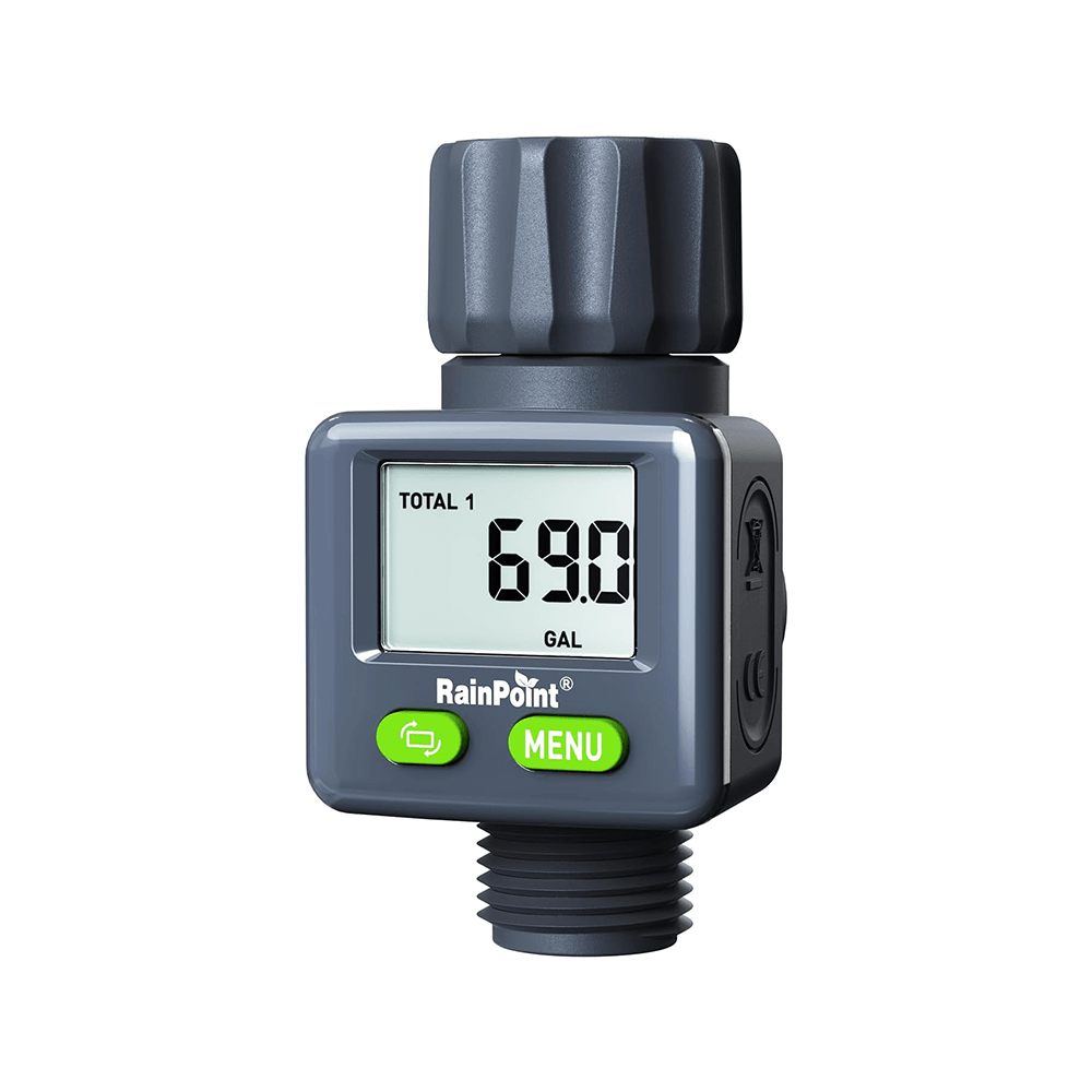 RainPoint Bi-Directional Measurement Digital Water Flow Meter