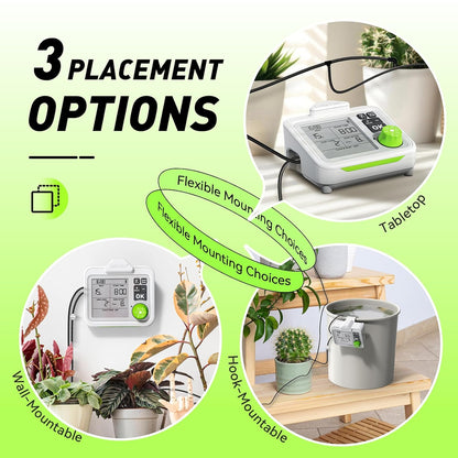 RAINPOINT Large Display Automatic Plant Waterer Indoor for Up to 10-15 Pot Plants