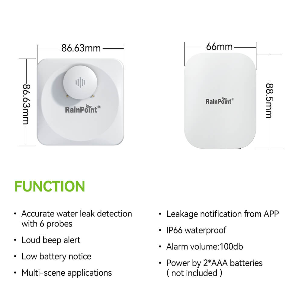 RainPoint water leak sensor