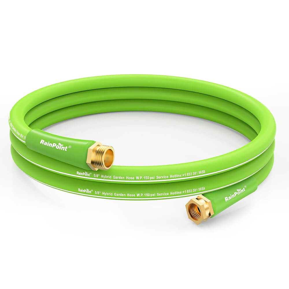 RAINPOINT Short Garden Hose 10ft - Lightweight Water Hose