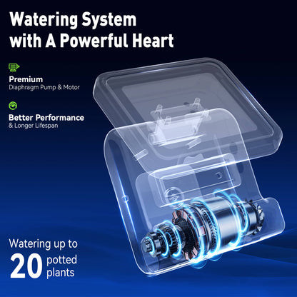 RAINPOINT Smart WiFi Solar Automatic Plant Watering System for House Potted Plants Gen 2