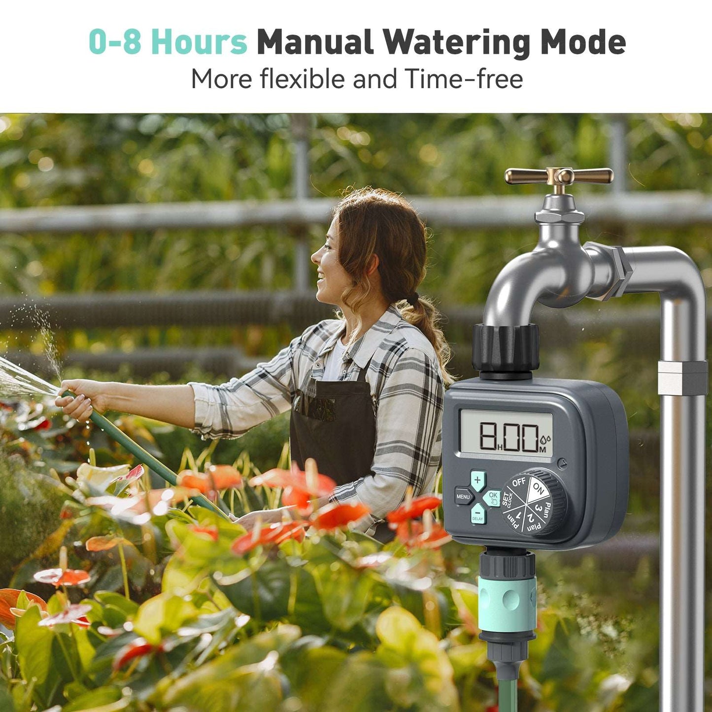 RainPoint Multi -Programming Digital Water Timer