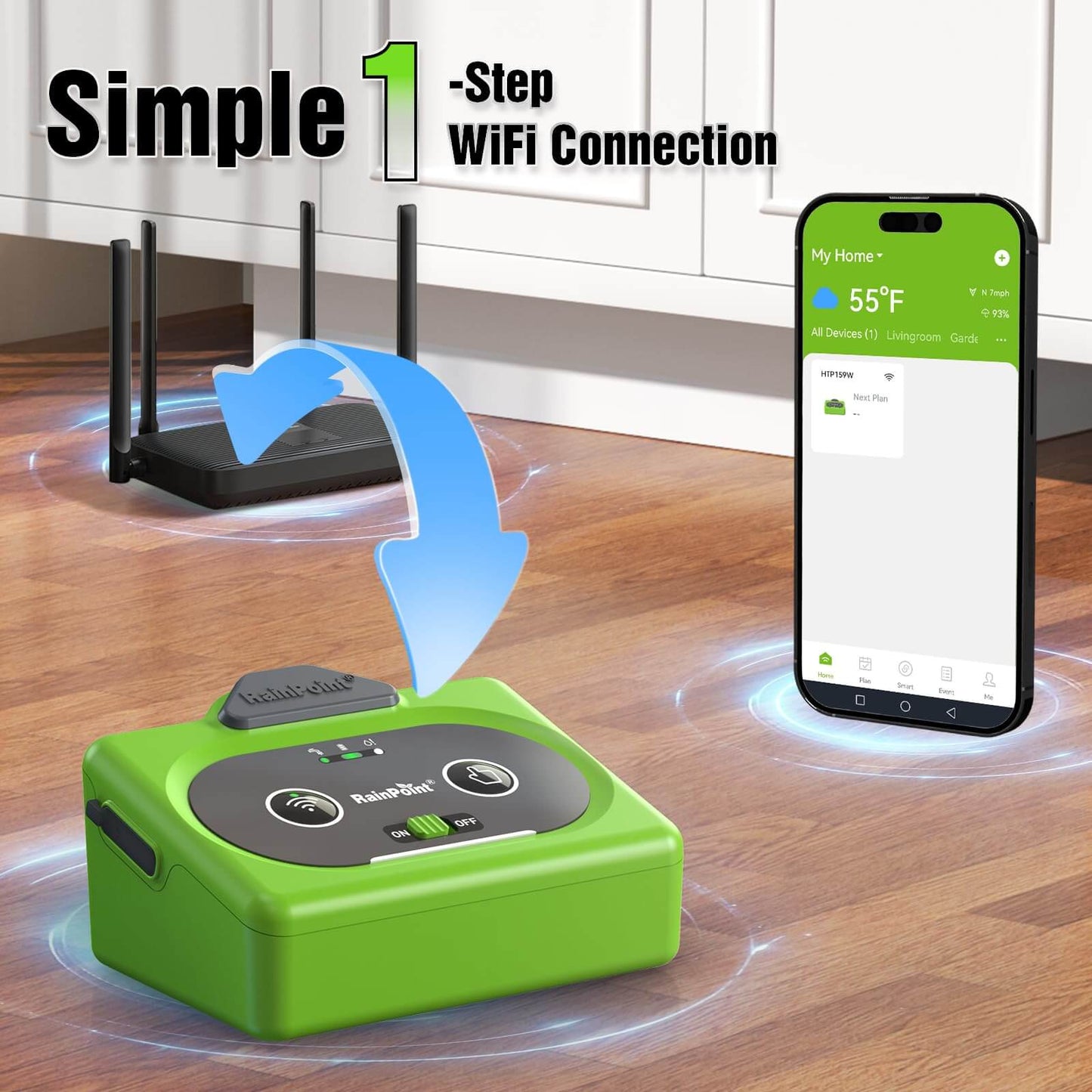 RAINPOINT Direct WiFi Automatic Plant Waterer System