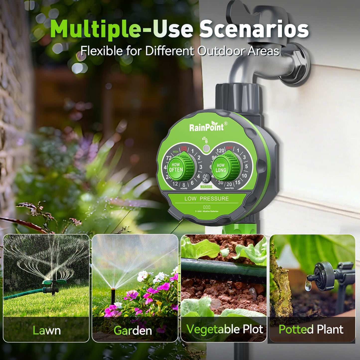 RainPoint Free Flow Water Timer