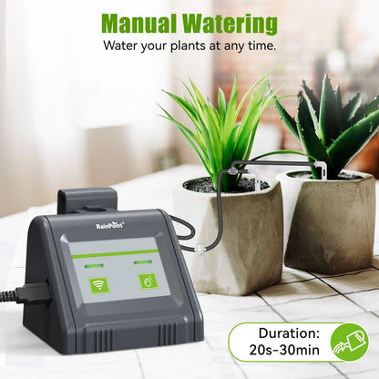 RainPoint WiFi Water Tank Pump Timer, WiFi Automatic Watering System