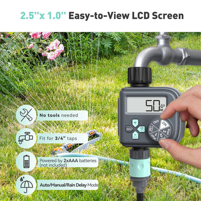 RainPoint Multi -Programming Digital Water Timer