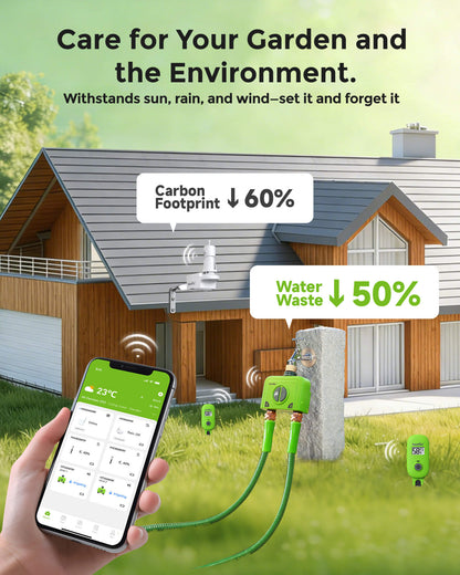 RainPoint wireless Rain Sensor with Mounting Bracket and Wire