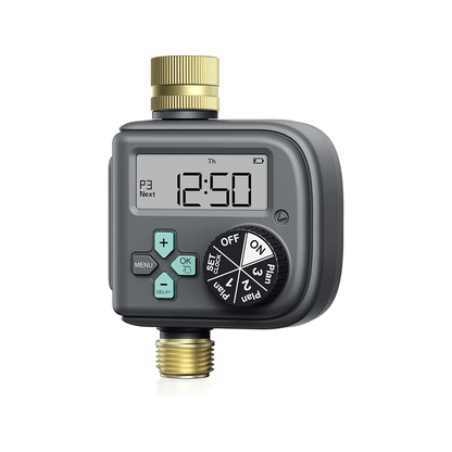RainPoint Sprinkler Timer with Brass Inlet & Outlet