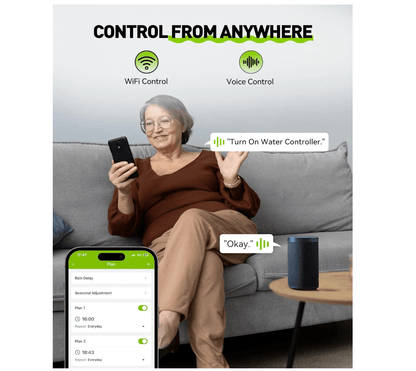 RAINPOINT 8-Zone Smart Sprinkler Controller