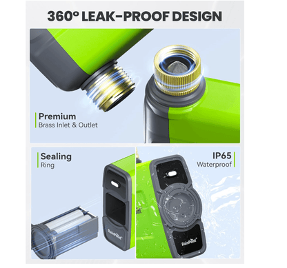 RAINPOINT WiFi Water Timer for Garden Hose (Brass Inlet & Outlet, WiFi Gateway)