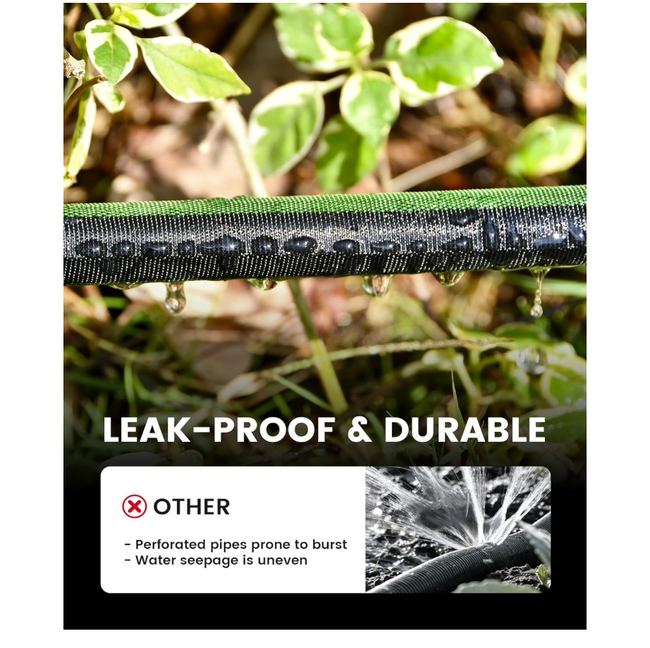 RAINPOINT 25ft Flat Soaker Hose